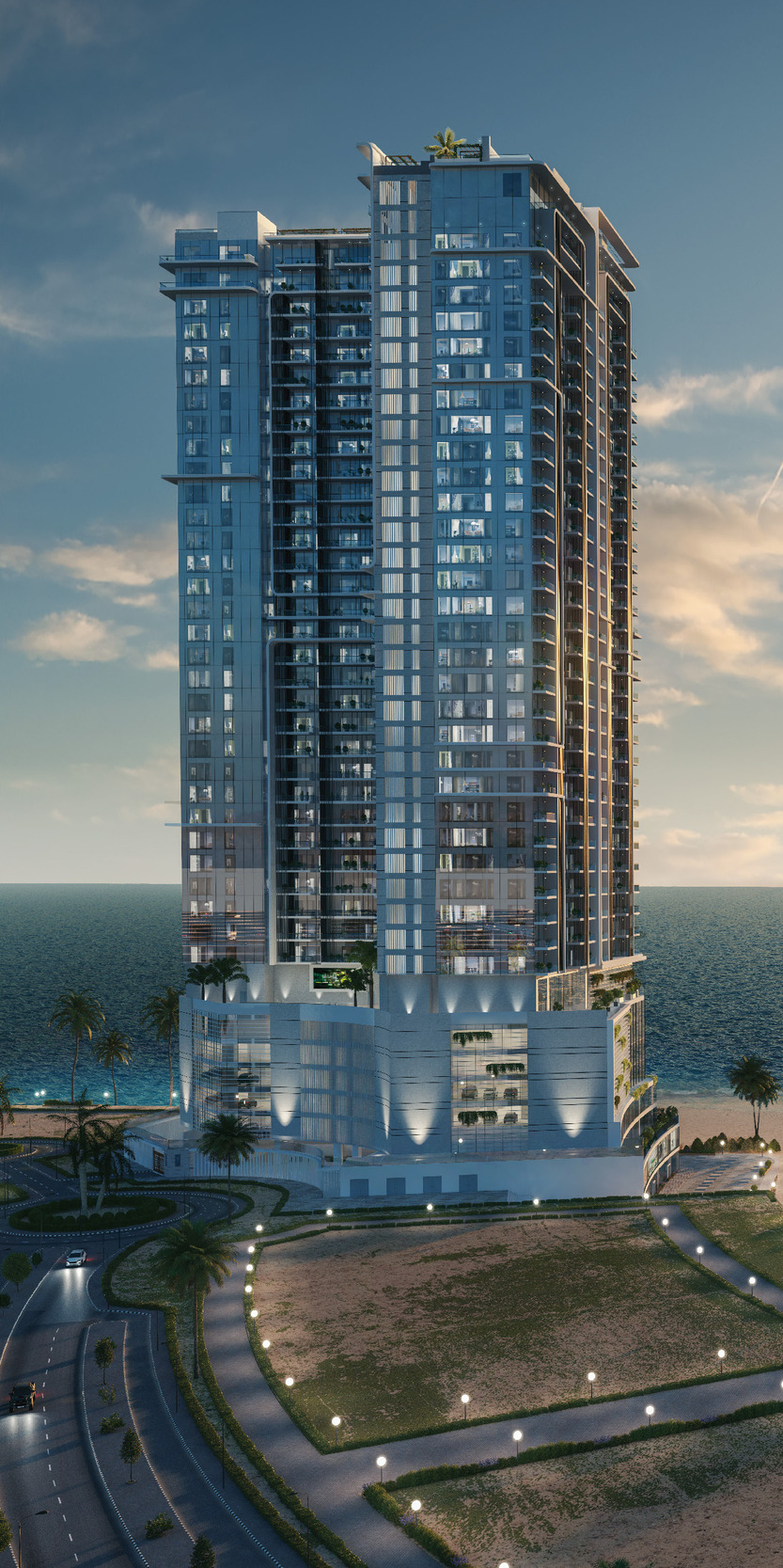 AA Waterfront Tower Exterior